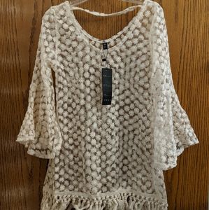 Sheer Floral Boho Top